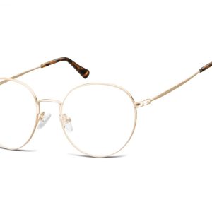 Lenonki okrągłe Okulary oprawki optyczne 915B złote