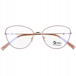 Okulary kocie oczy z filtrem BLUE LIGHT do komputera zerówki 2542-3
