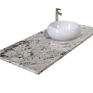 Blat łazienkowy z granitu Exotic White 2cm