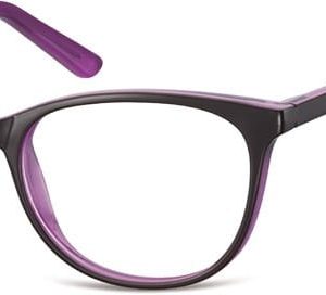 Oprawki okulary zerowki Sunoptic CP152E czarno-fioletowe