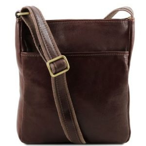 Tuscany Leather Jason - skórzana torba męska na ramię , kolor ciemny brąz TL141300