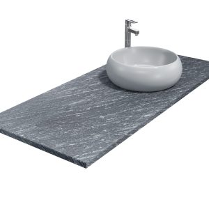 Blat łazienkowy z granitu Silver Antracite 2cm LAPPATO
