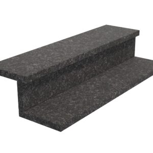 Schody granitowe Steel Grey 3cm LAPPATO
