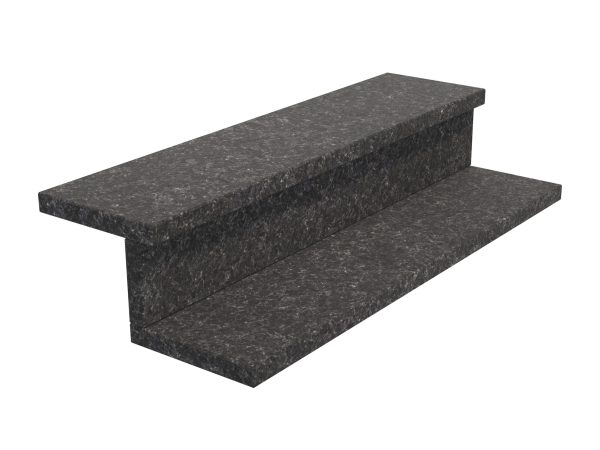 Schody granitowe Steel Grey 3cm LAPPATO