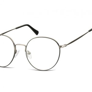 Lenonki okrągłe Okulary oprawki optyczne 915D grafitowo-czarne