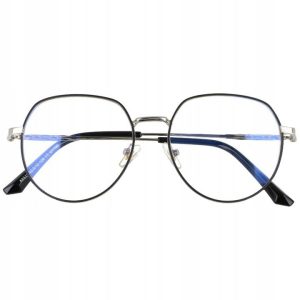 Okulary Lenonki z filtrem światła niebieskiego do komputera zerówki 2533-2