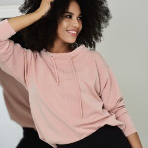 Bluza dresowa Nicole Powder Pink 017