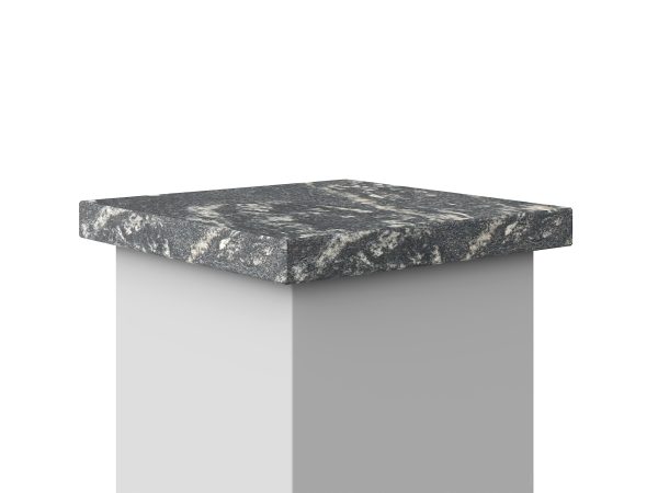 Daszek płaski granitowy Titanium Silver 3cm LAPPATO