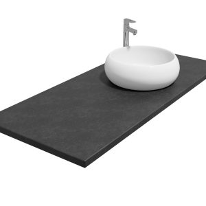 Blat łazienkowy z granitu Absolute Black 2cm LAPPATO