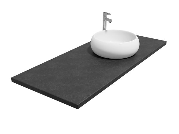 Blat łazienkowy z granitu Absolute Black 2cm LAPPATO
