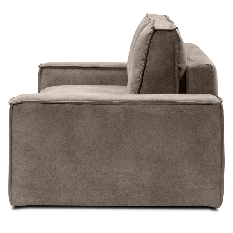 Sofa rozkładana Fiord z pojemnikiem brązowoszara