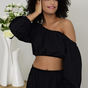 Bluzka Hiszpanka PALOMA CZARNA 038