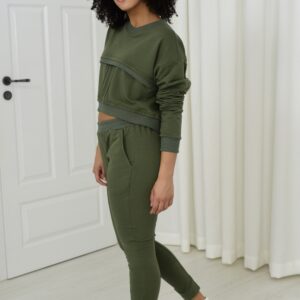Spodnie dresowe Sheila khaki 031