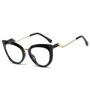 Okulary kocie do komputera damskie z filtrem BLUE Light zerówki 2570