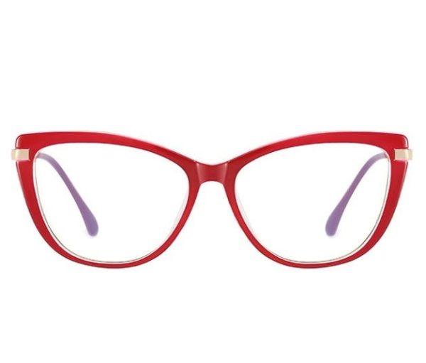 Kocie Okulary damskie z filtrem BLUE Light do komputera zerówki 2546-3