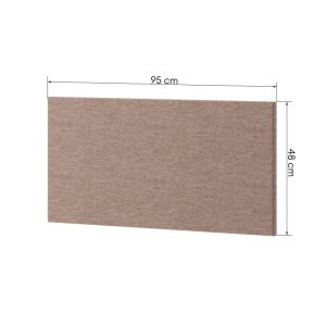 Panel tapicerowany Woow, brązowy