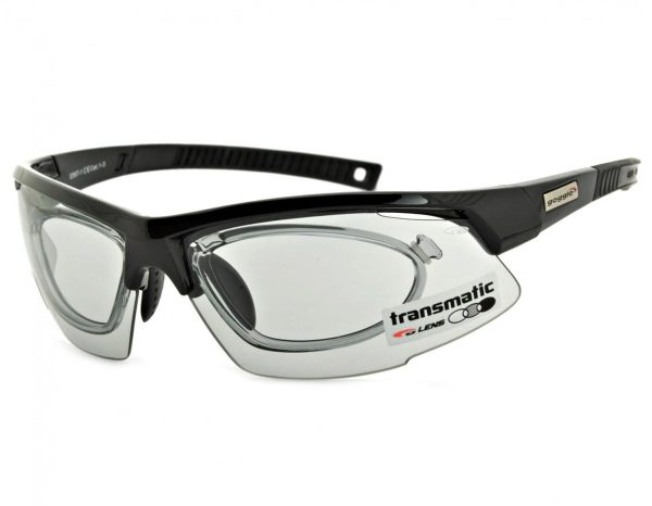 Fotochromowe okulary sportowe z ramką korekcyjną GOGGLE E867-1R