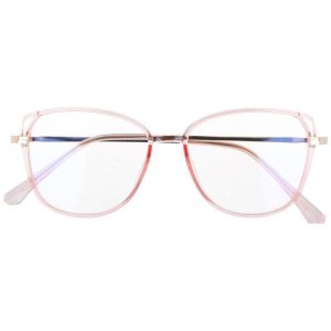 Okulary damskie z filtrem BLUE LIGHT do komputera zerówki 2543-4