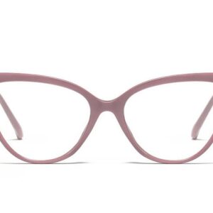 Okulary kocie do komputera damskie z filtrem BLUE Light zerówki 2563-3