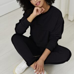 Bluza dresowa HELEN CZARNA 029