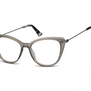 Okulary oprawki zerówki korekcyjne Kocie Oczy Sunoptic AC8A szare