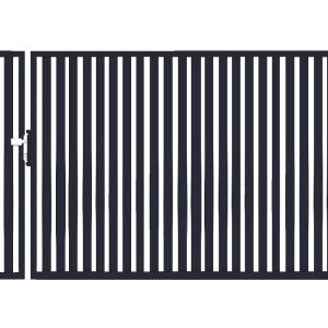 BramoFurtka typ CLASSIC A - 1,50+2,50 x 1,50 m - malowana proszkowo