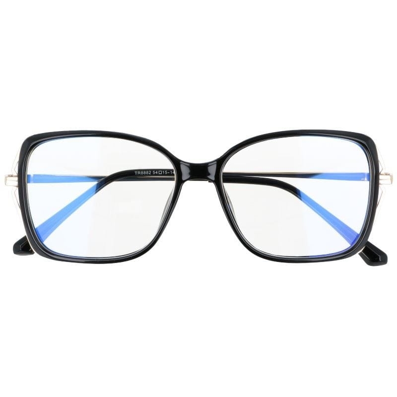 Okulary damskie z filtrem BLUE LIGHT do komputera zerówki 2544