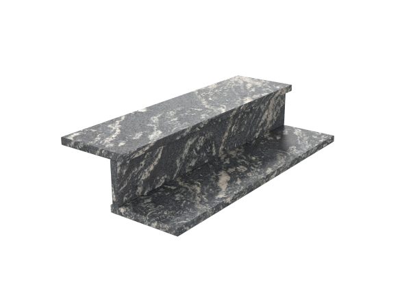 Schody granitowe Titanium Silver 3cm LAPPATO