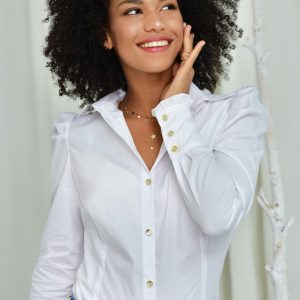 Koszula slim Kate biała 012