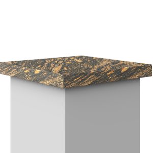 Daszek płaski granitowy Gold Antracite 3cm LAPPATO