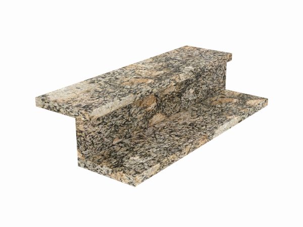 Schody granitowe Alaska Gold 2cm