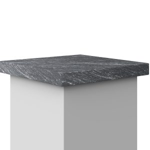 Daszek płaski granitowy Silver Antracite 3cm LAPPATO