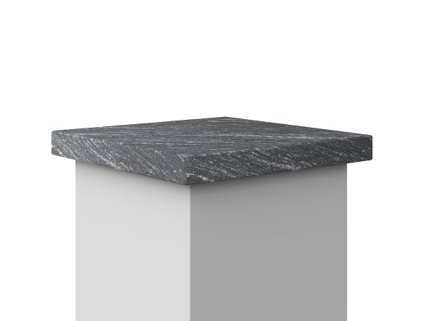 Daszek płaski granitowy Silver Antracite 3cm LAPPATO