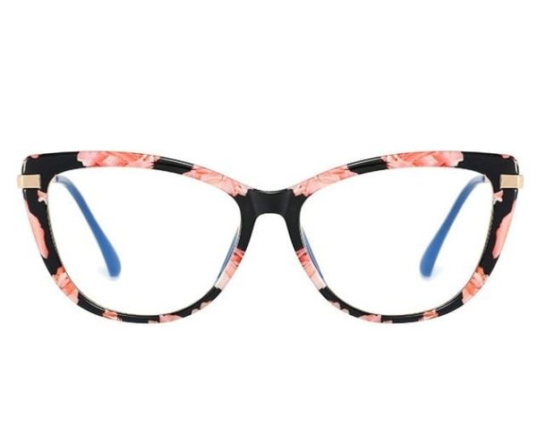 Kocie Okulary damskie z filtrem BLUE Light do komputera zerówki 2546-2