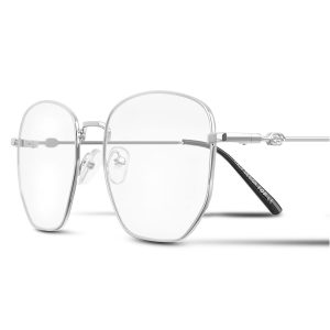 Okulary Pilotki z filtrem światła niebieskiego do komputera zerówki T7591A