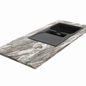 Blat kuchenny z marmuru Fantasy Brown Mat 2cm