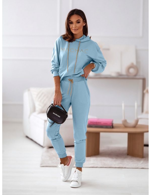 Komplet dresowy spodnie + bluza OLLA - błękitny