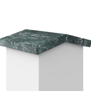 Daszek dwuspadzisty klejony granitowy Green Night 2cm