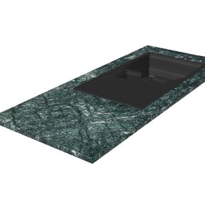 Blat kuchenny z granitu Green Night 2cm