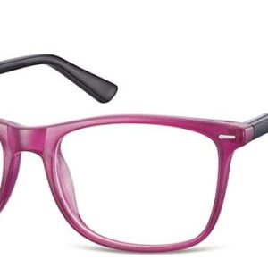 Zerówki klasyczne okulary oprawki Sunoptic CP153C purpurowe, flex