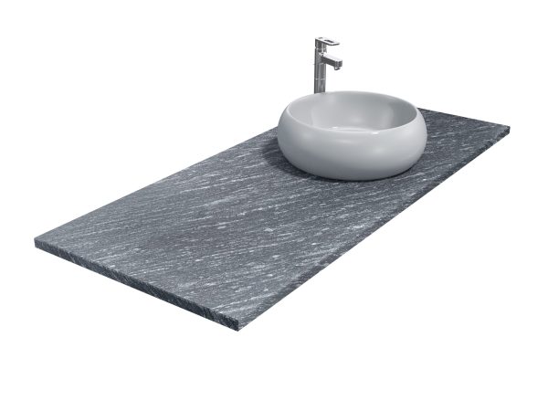 Blat łazienkowy z granitu Silver Antracite 3cm LAPPATO