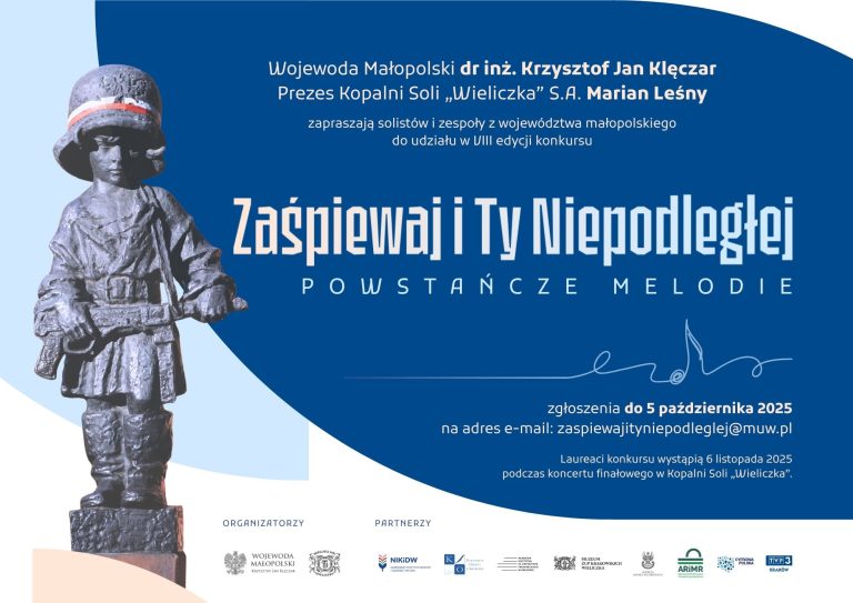 VIII KONKURS ZAŚPIEWAJ I TY NIEPODLEGŁEJ – „POWSTAŃCZE MELODIE”