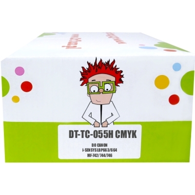 Tonery Zamienniki CRG-055H CMYK do Canon (DT-TC-055H/K) (komplet) - DARMOWA DOSTAWA w 24h