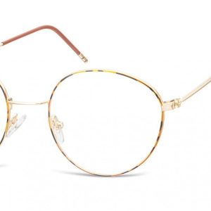 Lenonki Okulary oprawki optyczne 929H panterka + złoty