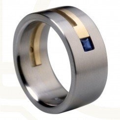 HADRYŚ "Carre z szafirem"