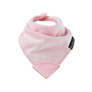 Śliniak Wonder Bib - bandanka z gryzakiem - różowy