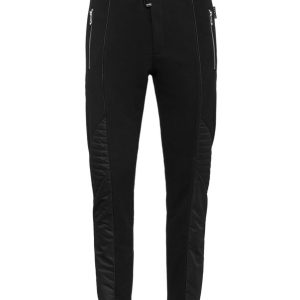 SPODNIE DRESOWE Z ŁĄCZONYCH MATERIAŁÓW