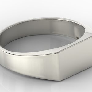 Sygnet z białego złota SJ-25B