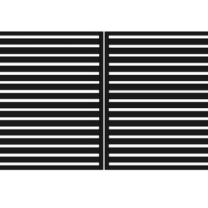 Brama typ WALL 60 - antracyt , brązowa , czarna , szara , zielona - 4,00 m