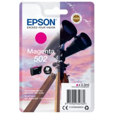 Tusz Oryginalny Epson 502 (C13T02V34010) (Purpurowy) - DARMOWA DOSTAWA w 24h